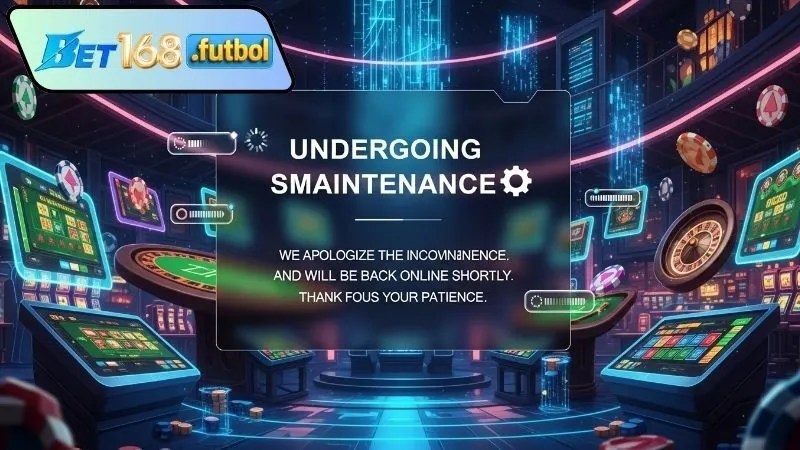 Thông báo bảo trì Bet168